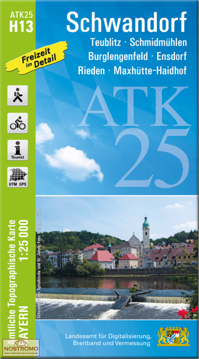 ATK25 - H13 SCHWANDORF | LDBV hiking map
