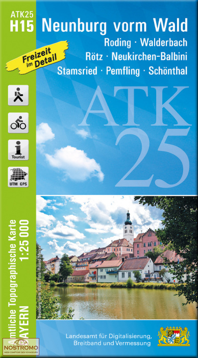ATK25 - H15 NEUNBURG VORM WALD | LDBV hiking map
