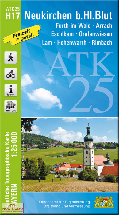 ATK25 - H17 NEUKIRCHEN BEI HL. BLUT | LDBV hiking map