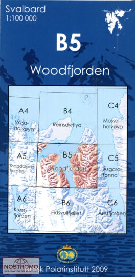 B5 WOODFJORDEN | Norsk Polarinstitutt topographical map