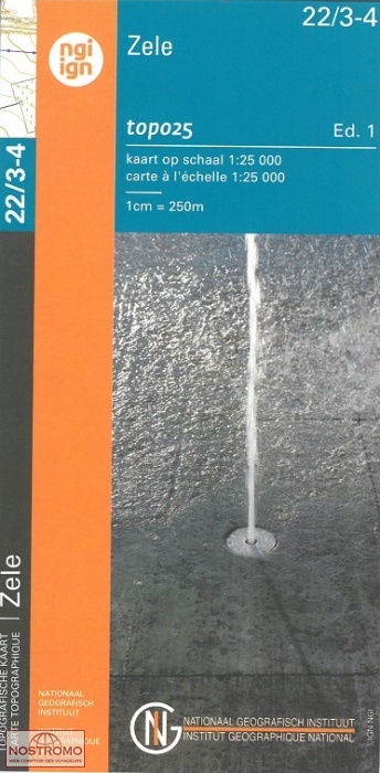 22/3-4 ZELE | carte topographique NGI/IGN