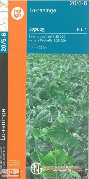 20/5-6 LO-RENINGE | carte topographique NGI/IGN
