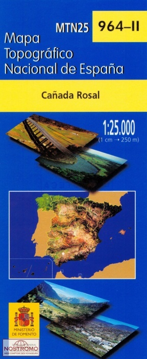 0964-2 CAÑADA ROSAL | carte topographique CNIG