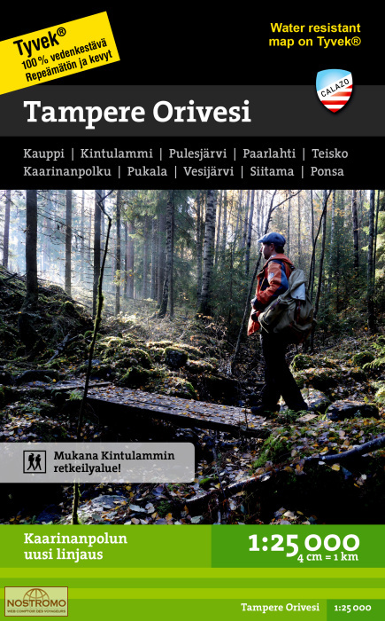 TAMPERE - ORIVESI | Calazo hiking map