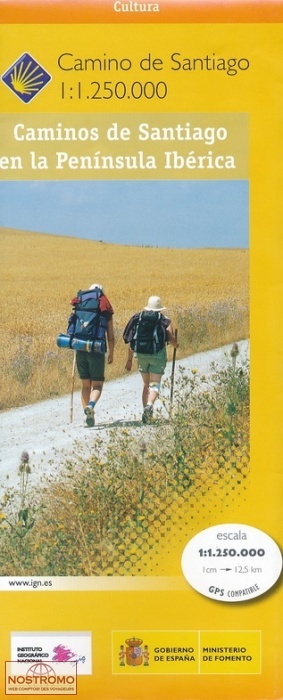 WAYS OF ST JAMES IN THE IBERIAN PENINSULA | CNIG travel map