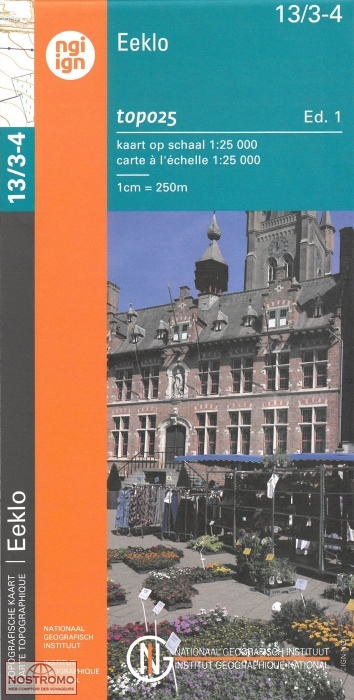 13/3-4 EEKLO | carte topographique NGI/IGN
