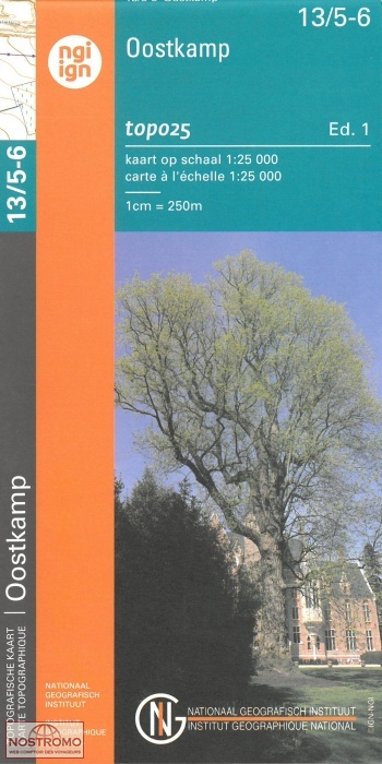 13/5-6 OOSTKAMP | carte topographique NGI/IGN