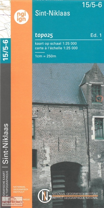 15/5-6 SINT-NIKLAAS | carte topographique NGI/IGN