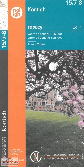 15/7-8 KONTICH | carte topographique NGI/IGN