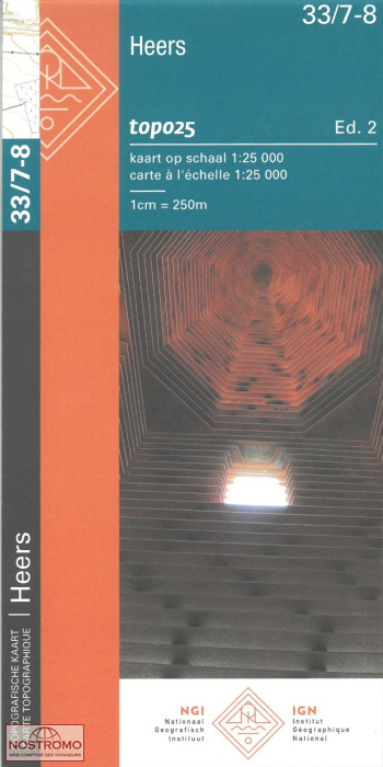 33/7-8 BORGLOON | carte topographique NGI/IGN
