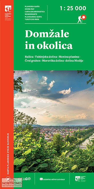DOMŽALE IN OKOLICA | PZS hiking map