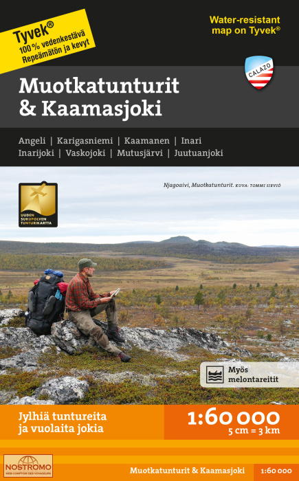 MUOTKATUNTURIT & KAAMASJOKI | Calazo hiking map