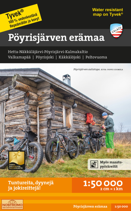 PÖYRISJÄRVEN ERÄMAA | Calazo hiking map