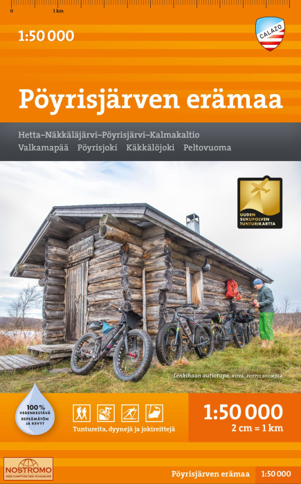 PÖYRISJÄRVEN ERÄMAA | Calazo hiking map