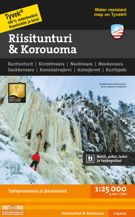 RIISITUNTURI & KOROUOMA | Calazo hiking map