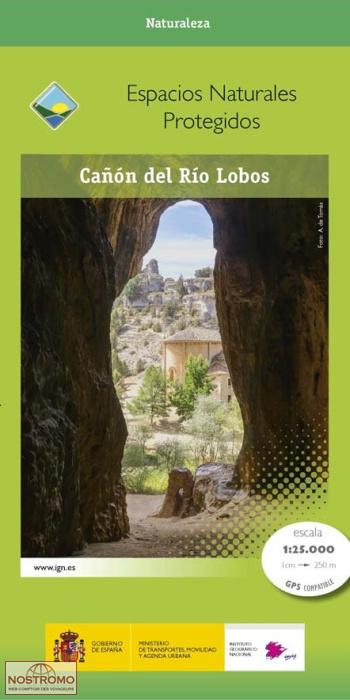 CAÑÓN DEL RÍO LOBOS | CNIG hiking map