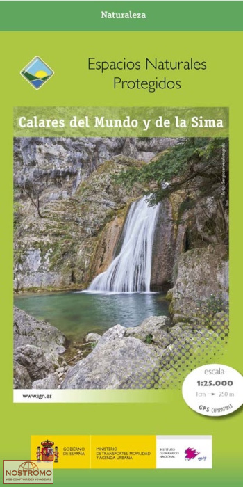 CALARES DEL MUNDO Y DE LA SIMA | CNIG hiking map
