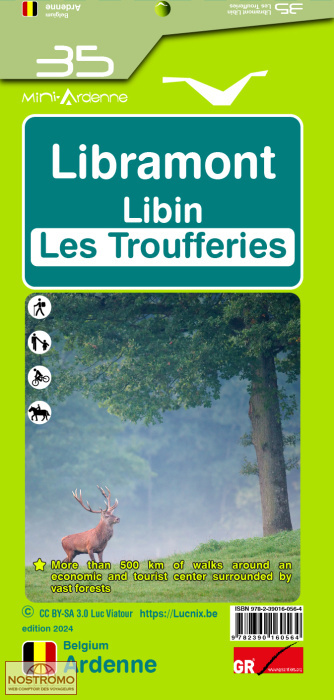 35 LIBRAMONT - LIBIN | carte de randonnée Mini-Ardenne