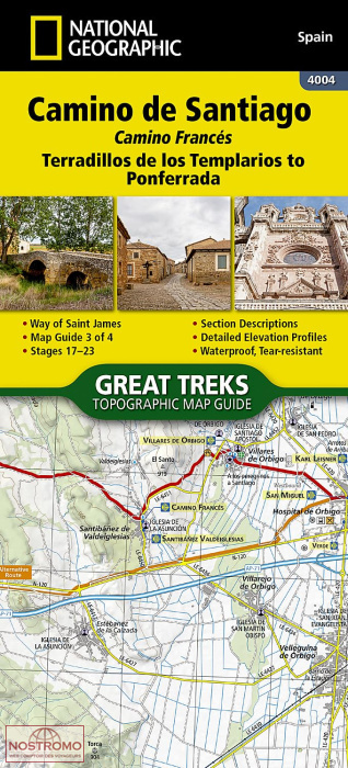 CAMINO DE SANTIAGO - CAMINO FRANCÈS - 3 | National Geographic  hiking mapguide