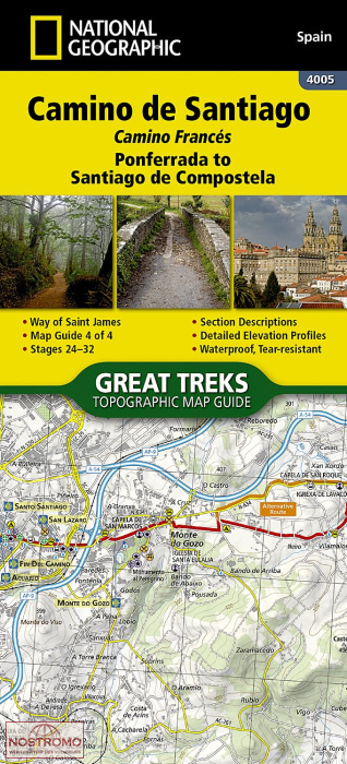 CAMINO DE SANTIAGO - CAMINO FRANCÈS - 4 | National Geographic  hiking mapguide