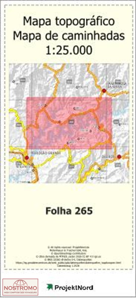 265 MADEIRA (OLEIROS) | carte topographique Projektnord
