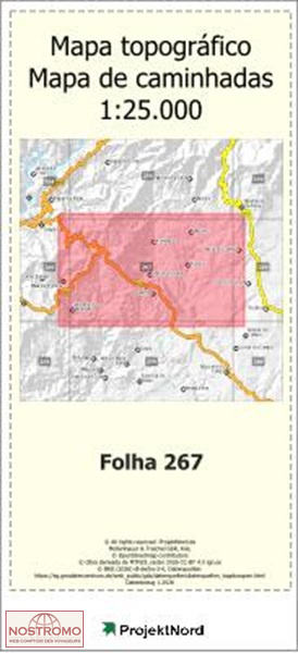 267 ALMACEDA (CASTELO BRANCO) | carte topographique Projektnord
