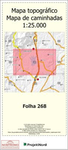 268 LARDOSA (CASTELO BRANCO) | carte topographique Projektnord