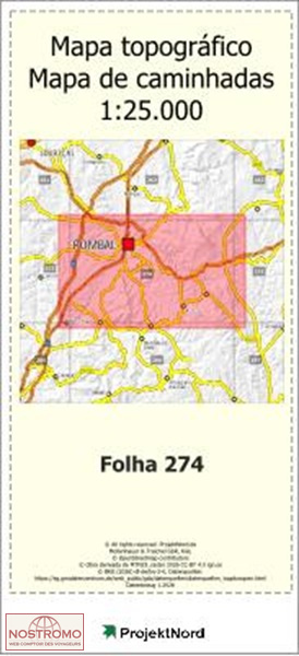 274 POMBAL | carte topographique Projektnord