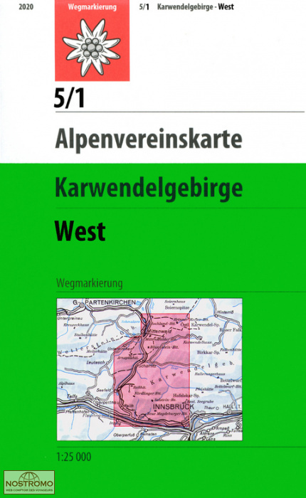 05/1 KARWENDELGEBIRGE WEST | Alpenverein hiking map