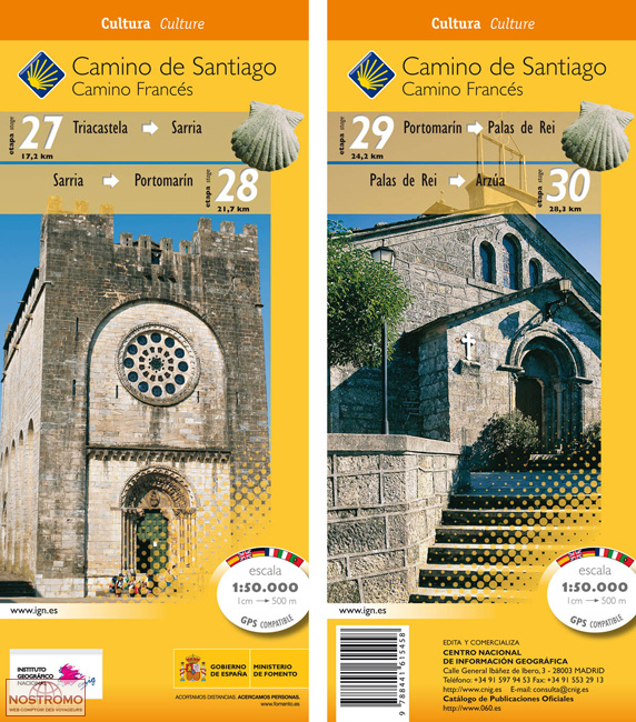 CAMINO DE SANTIAGO. STAGES: 27-28-29-30 | CNIG hiking map
