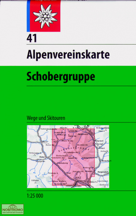 41 SCHOBERGRUPPE | Alpenverein hiking map