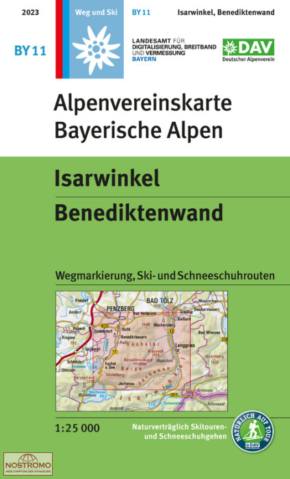 BY11 ISARWINKEL - BENEDIKTENWAND | DAV Alpenverein hiking map