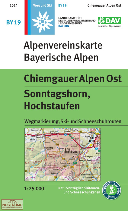 BY19 CHIEMGAUER ALPEN OST | DAV Alpenverein hiking map