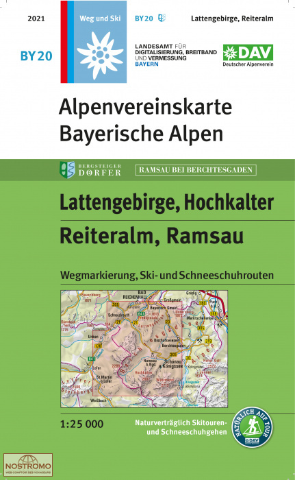 BY20 LATTENGEBIRGE | DAV Alpenverein hiking map
