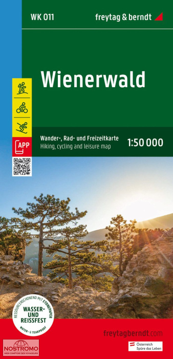 WK011 WIENERWALD | Freytag & Berndt hiking map