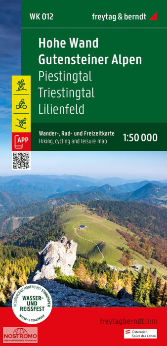 WK012 HOHE WAND - GUTENSTEINER ALPEN  | Freytag & Berndt hiking map