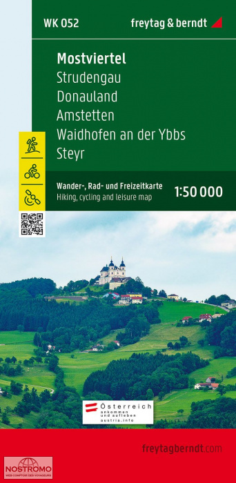 WK052 MOSTVIERTEL | Freytag & Berndt hiking map