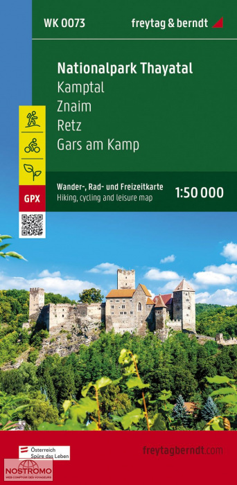 WK0073 NATIONALPARK THAYATAL | Freytag & Berndt hiking map