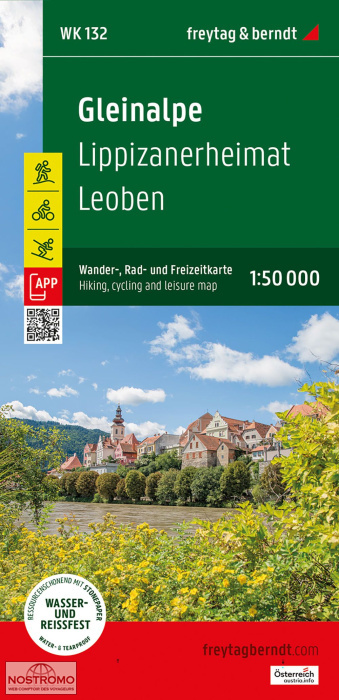 WK132 GLEINALPE | carte de randonnée Freytag & Berndt