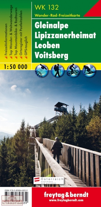 WK132 GLEINALPE | Freytag & Berndt hiking map