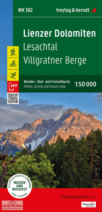 WK182 LIENZER DOLOMITEN | Freytag & Berndt hiking map