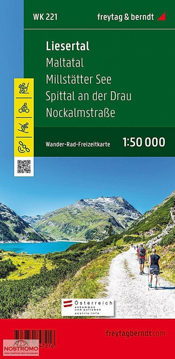 WK221 LIESERTAL | Freytag & Berndt hiking map