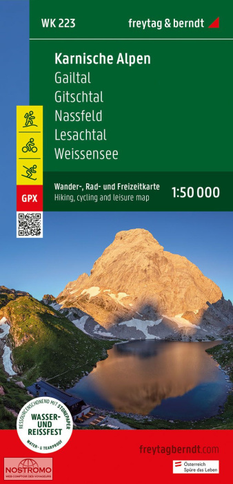 WK223 KARNISCHE ALPEN | Freytag & Berndt hiking map