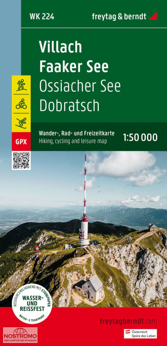 WK224 VILLACH - FAAKER SEE | Freytag & Berndt hiking map