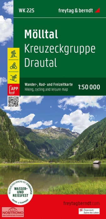 WK225 MÖLLTAL | Freytag & Berndt hiking map