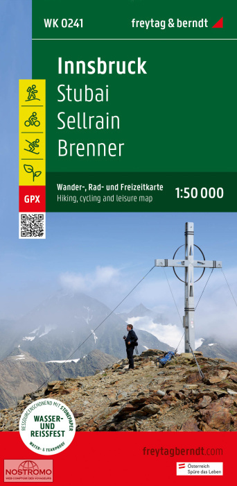 WK0241 INNSBRUCK | Freytag & Berndt hiking map