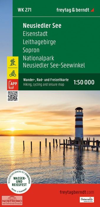 WK271 NEUSIEDLERSEE | Freytag & Berndt hiking map