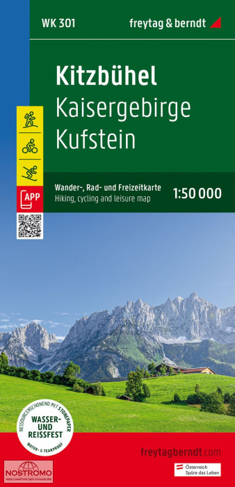 WK301 KITZBÜHEL | Freytag & Berndt hiking map