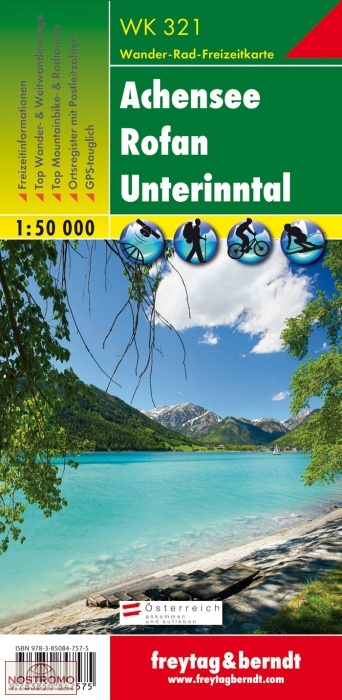 WK321 ACHENSEE | Freytag & Berndt hiking map