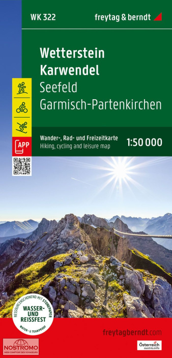 WK322 WETTERSTEIN - KARWENDEL | Freytag & Berndt hiking map